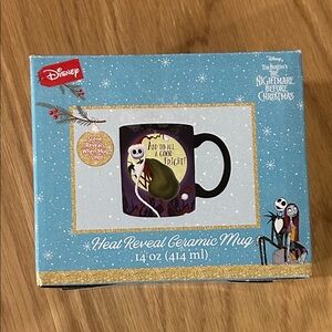 Disney Nightmare Before Christmas Heat Change Mug - Black and Purple